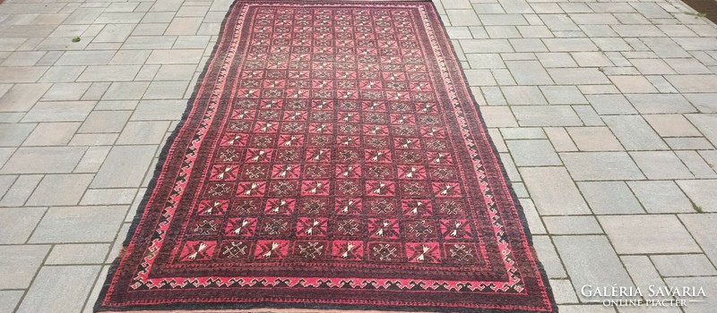 Antique Afghan Baluch Nomadic Nomadic Hand Knotted Rug. Negotiable.