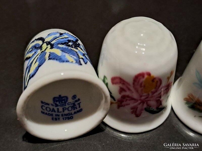 Coalport made in England English porcelain thimble mother