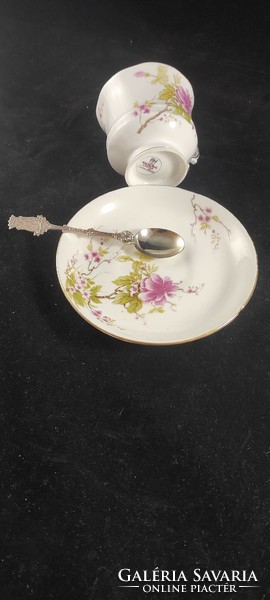 Porcelain coffee set with gift spoon