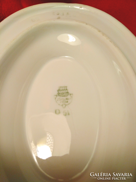 Serving bowl with Zsolnay porcelain sauce