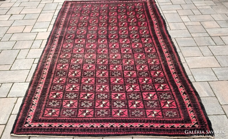 Antique Afghan Baluch Nomadic Nomadic Hand Knotted Rug. Negotiable.