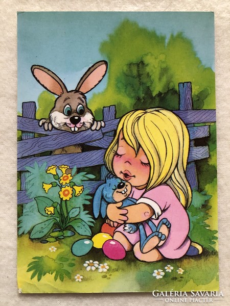 Old Easter postcard - graphics - Foky Otto & Emmi -5.