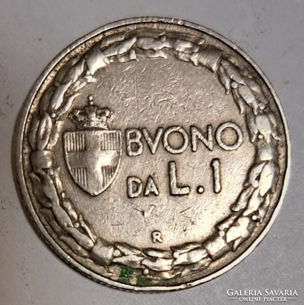 1922. Olaszország  1 líra (c3)