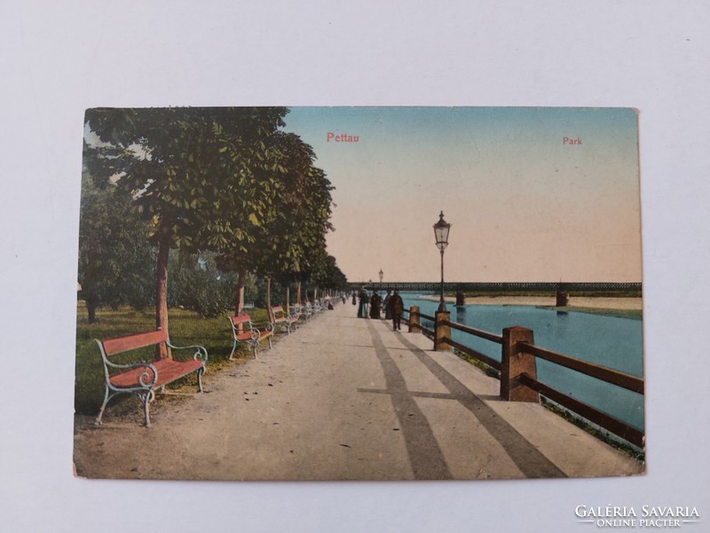 Old postcard 1912 pettau ptuj photo postcard landscape