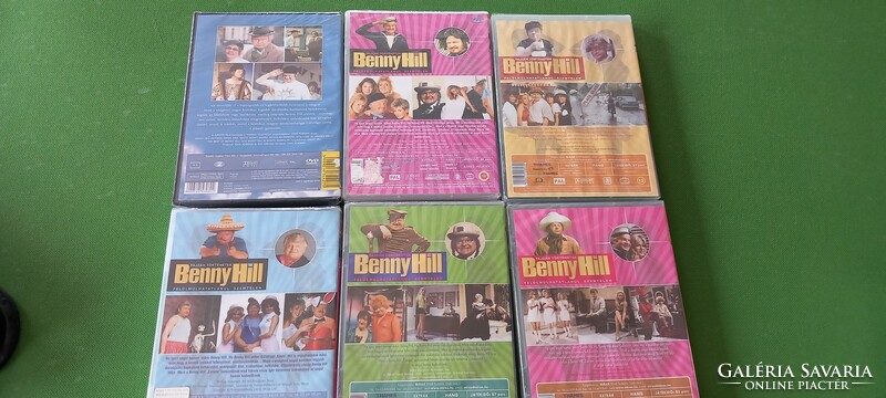 Unopened DVD movies stan and pan, bennyhill 1200/pc