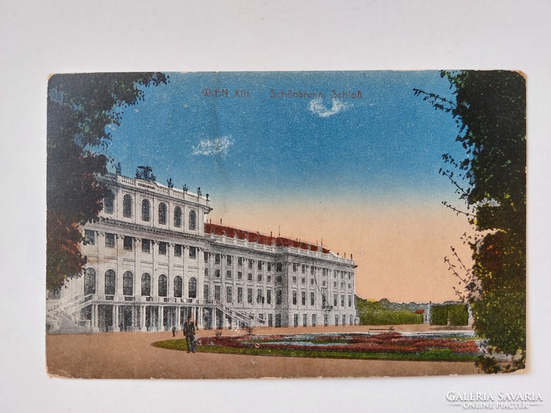 Old postcard Vienna 1918 photo postcard