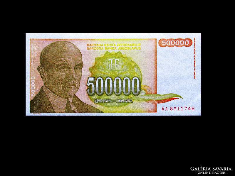 UNC - 500 000 DINÁR - JUGOSZLÁVIA -1994