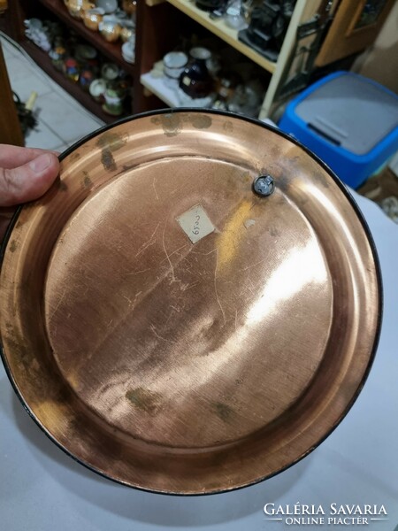Old copper plate