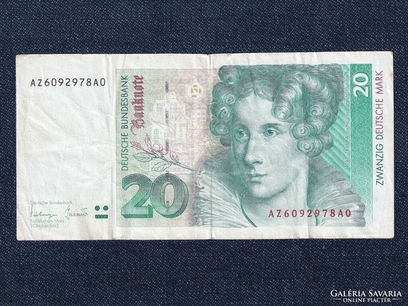 Németország 20 Márka bankjegy 1993 (id73778)