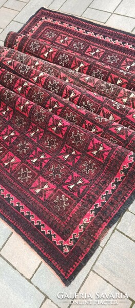 Antique Afghan Baluch Nomadic Nomadic Hand Knotted Rug. Negotiable.