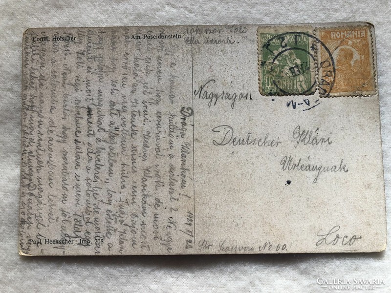 Antik, régi képeslap                             -5.