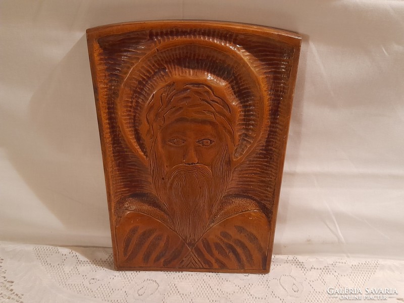 Antique wood carving holy rook