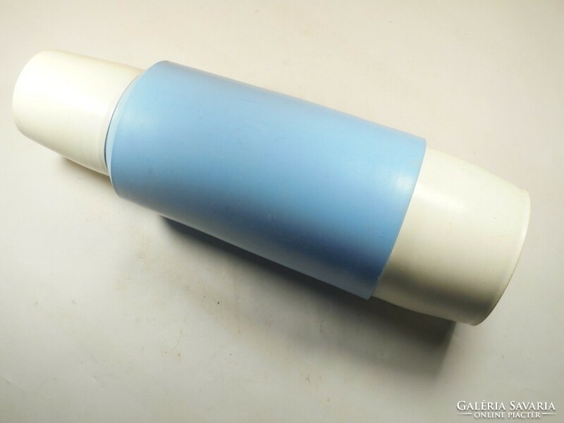 Régi retro termosz hőpalack műanyag pohárral - kb. 1970-es évekből
