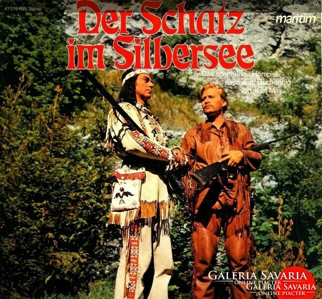 Karl May - Der Schatz Im Silbersee bakelit lemez