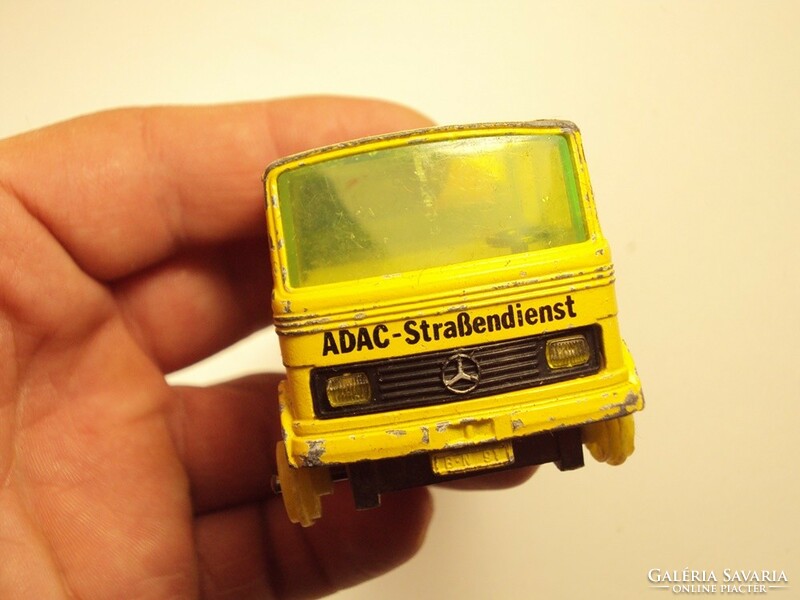 Retro játék autó autómentő trailer trafikáru Siku Mercedes Benz LP 608 V 335 német gyártmány