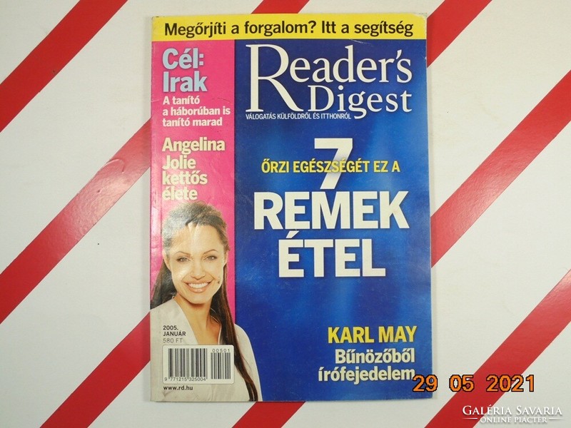 Régi retro Reader's Digest Válogatás újság magazin 2005. január - Ajándékba születésnapra