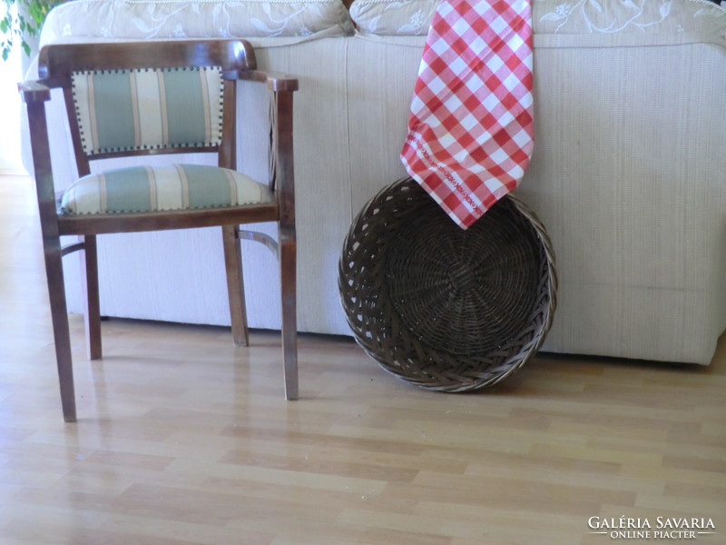 Sakajtó woven folk basket in giant size approx. With a diameter of 65 cm