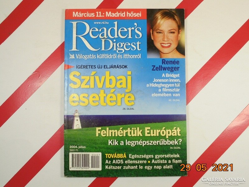 Régi retro Reader's Digest Válogatás újság magazin 2004. július - Ajándékba születésnapra