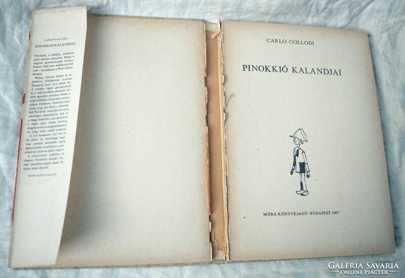 The Adventures of Pinocchio by Carlo Colodi 1967 storybook