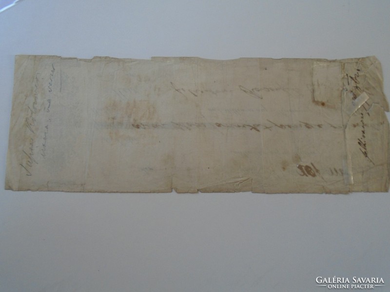 Za424.4 Old bill of exchange 1850's Cluj-Rosenfeld Bertalan 20 forint pengő money / gulden