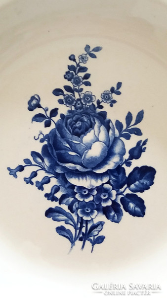 Villeroy & Boch Old Faience Blue Rose Floral Vintage Plate 23.5 Cm