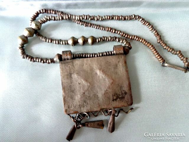 Tribal necklace with pendant, old