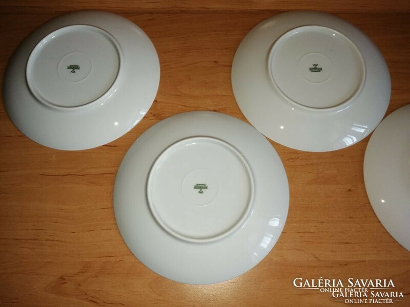 Bavaria mitterteich porcelain gold-edged small plate 4 pieces in one 19.8 cm (2p)