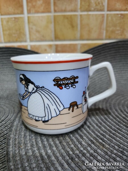Zsolnay retro snow white children's mug