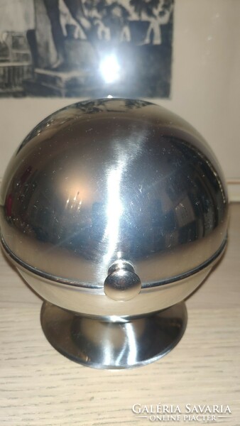 Vintage inox sugar bowl