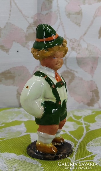 Jolán Szécsi ceramics: little Tyrolean boy