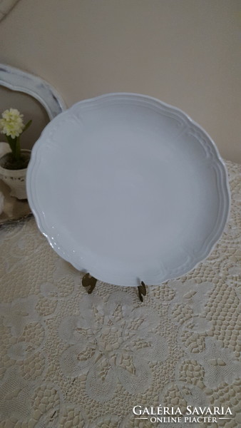 Large, embossed Bavarian wunsiedel porcelain serving tray 31cm.