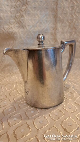 Antique silver-plated spout, jug (m3553)