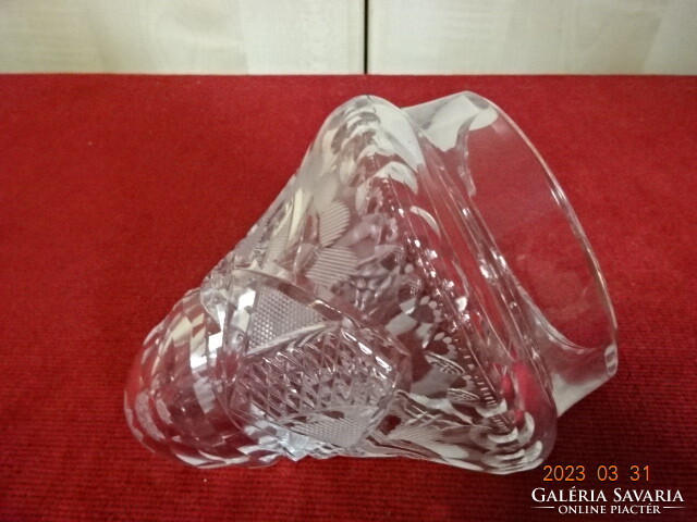Crystal glass bonbonier top, height 11 cm. Jokai