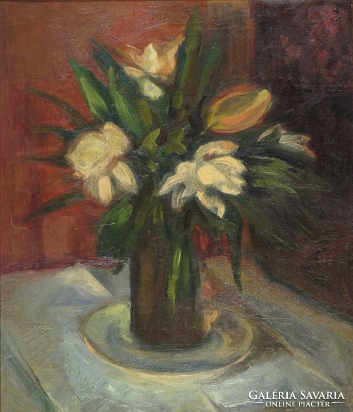 Vass vera: flowers in the vase