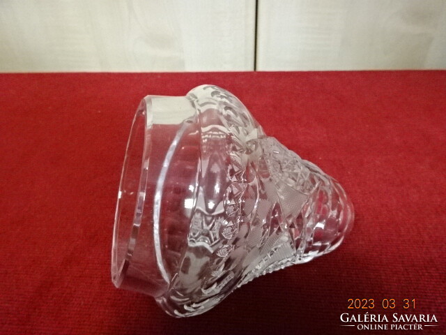 Crystal glass bonbonier top, height 11 cm. Jokai