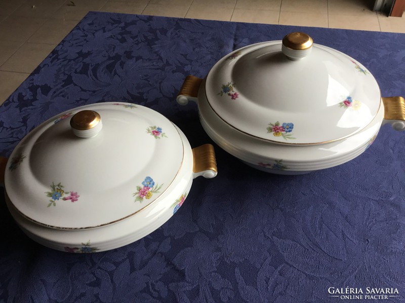 Soup and garnish bowl, cerabel Belgian porcelain (gar.)