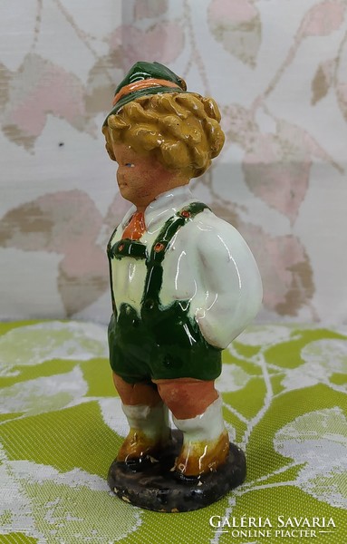 Jolán Szécsi ceramics: little Tyrolean boy
