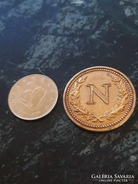 Napoleon Bonaparte 1st consul - gilded medal