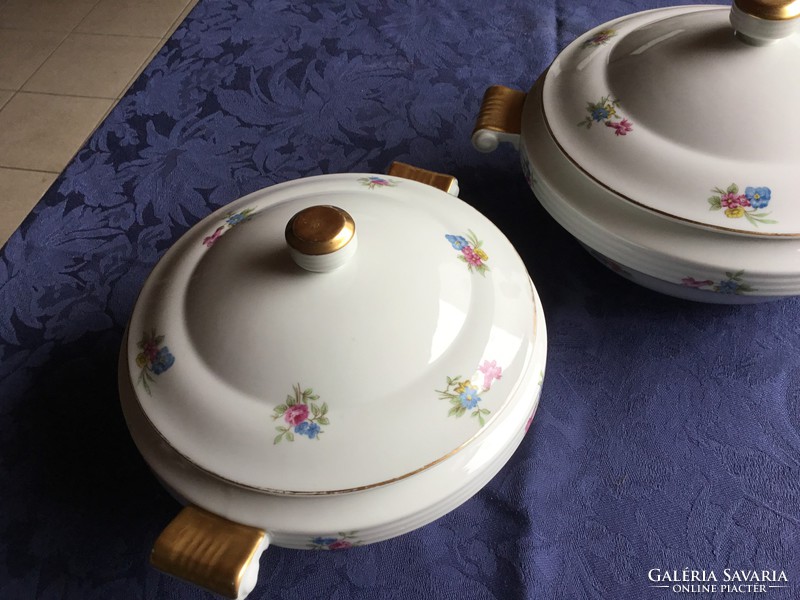 Soup and garnish bowl, cerabel Belgian porcelain (gar.)