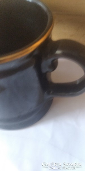 Fekete arany csíkos csésze hibátlan
