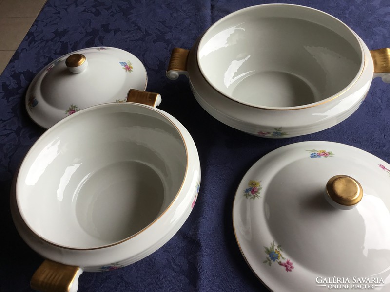 Soup and garnish bowl, cerabel Belgian porcelain (gar.)