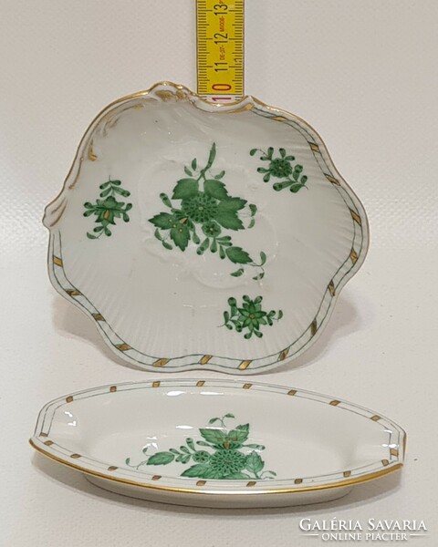 Herend green Appony pattern porcelain bowl 2 pcs (2580)