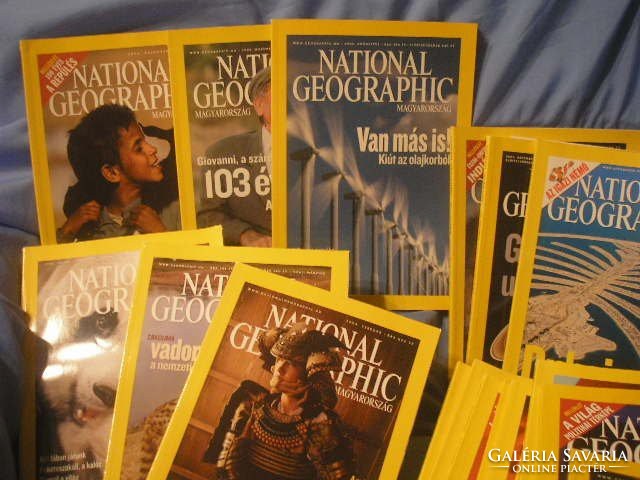 N11  NATIONAL GEOGRAPIC 34db -os gyűjtemény újszerű állapotban egyben eladó sok -sok ezer oldalon