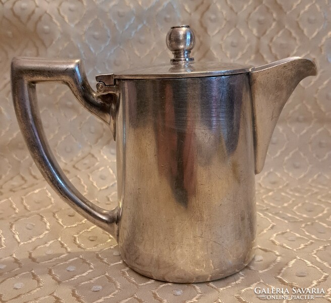 Antique silver-plated spout, jug (m3553)