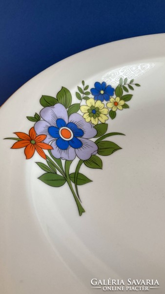 Alföldi csodás étkészlet kék virágos tányér vitrin