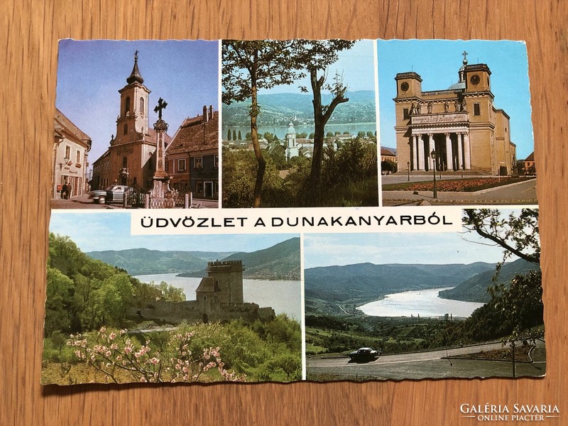 Danube bend postcard