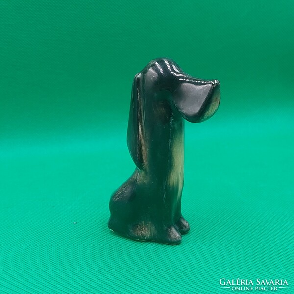 Bodrogkeresztúr ceramic dog figure