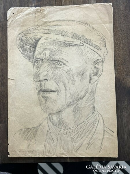 Szabó Vladimir korai ceruza rajza