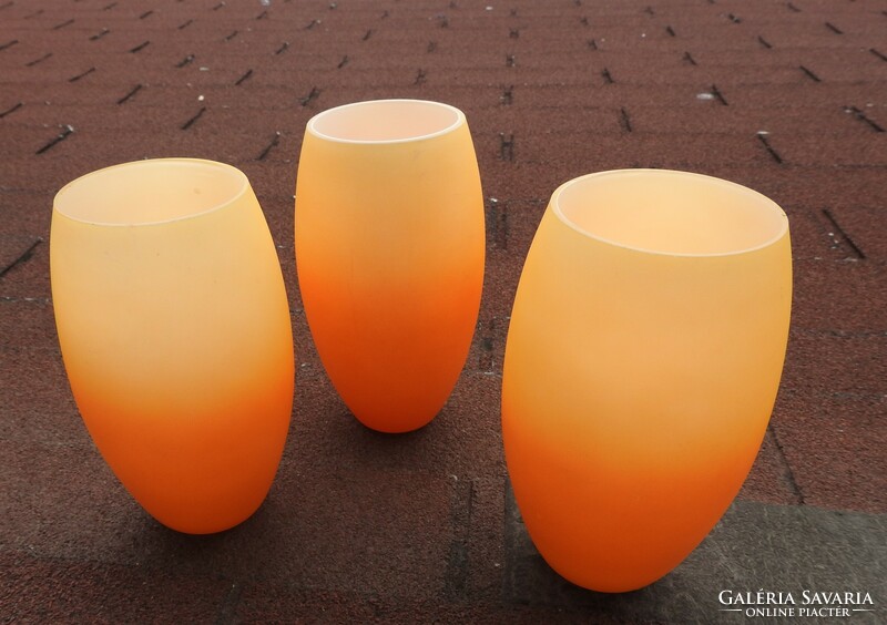 Orange lamp shade - glass lamp shade for dining room