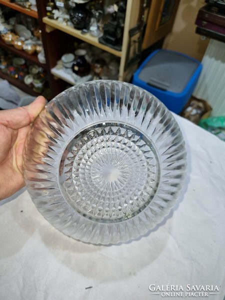 Old glass bowl